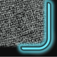 Pulsing blue light